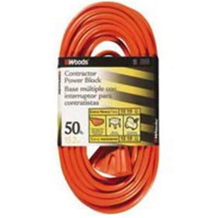 Southwire Coleman Cable Inc. Cord Ext Otdr12/3X50Ft 3Ot Org 819 6754188